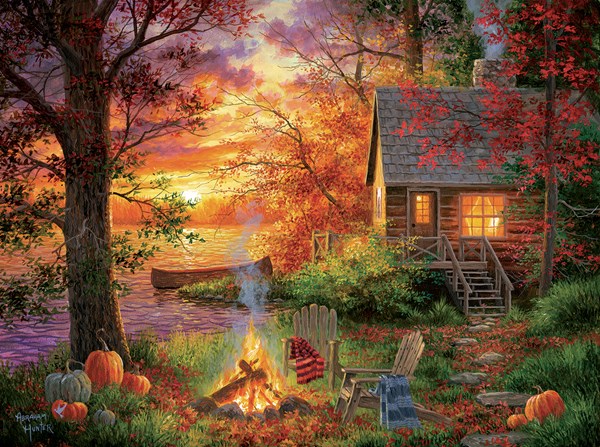 SunsOut (69676) - Abraham Hunter: "Sunset Serenity" - 300 pieces puzzle