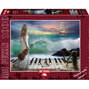 Art Puzzle (4468) - "Sea Symphony" - 1000 pieces puzzle