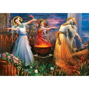 Art Puzzle (5470) - "Fire Dance" - 2000 pieces puzzle