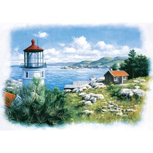 Art Puzzle (5076) - "Lantern on the Shore" - 500 pieces puzzle
