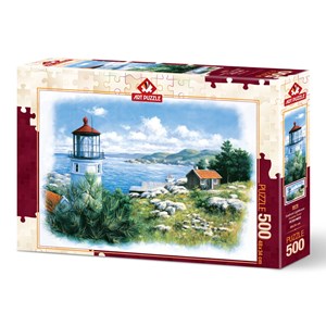 Art Puzzle (5076) - "Lantern on the Shore" - 500 pieces puzzle
