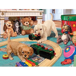 SunsOut (60905) - Steve Read: "Puppies Playtime" - 300 pieces puzzle