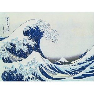 Ravensburger (14845) - Hokusai: "The Great Wave" - 300 pieces puzzle