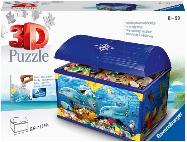 Ravensburger (11174) - "Treasure Chest, Underwater World" - 216 pieces puzzle