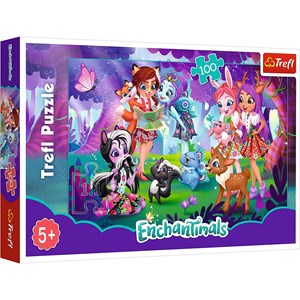 Trefl (16348) - "Enchantimals" - 100 pieces puzzle