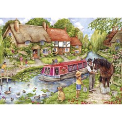 Gibsons (G2219) - Debbie Cook: "Drifting Downstream" - 100 pieces puzzle