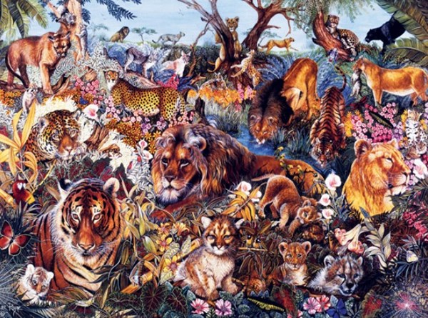 SunsOut (50078) - "Animal Fantasia" - 300 pieces puzzle