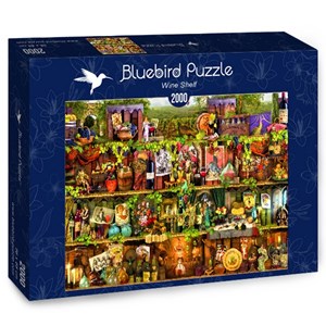 Bluebird Puzzle (70142) - Aimee Stewart: "Wine Shelf" - 2000 pieces puzzle