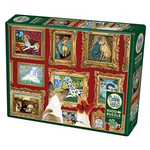 Cobble Hill (80014) - Gretchen Serrano: "Dog Gallery" - 1000 pieces puzzle