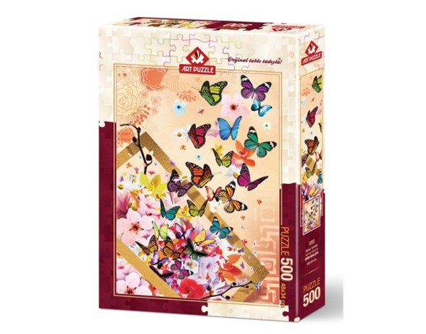 Art Puzzle (4200) - "Butterflies" - 500 pieces puzzle