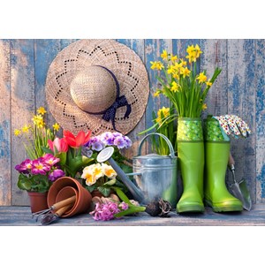 Bluebird Puzzle (70031) - Alexander Raths: "Ready for the Garden" - 2000 pieces puzzle