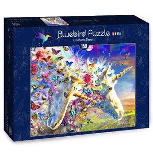Bluebird Puzzle (70397) - Adrian Chesterman: "Unicorn Dream" - 150 pieces puzzle