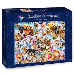 Bluebird Puzzle (70371) - "Selfie Pet Collage" - 260 pieces puzzle