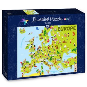 Bluebird Puzzle (70380) - "Europe" - 150 pieces puzzle