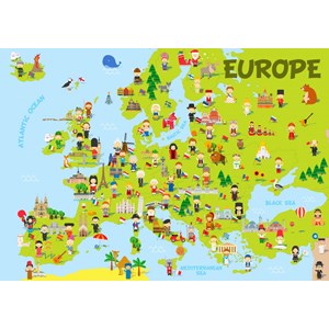 Bluebird Puzzle (70380) - "Europe" - 150 pieces puzzle