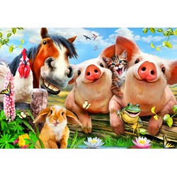 Bluebird Puzzle (70370) - Howard Robinson: "Petting Farm" - 260 pieces puzzle