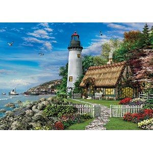 Clementoni (31673) - Dominic Davison: "Romantic Lighthouse" - 1500 pieces puzzle
