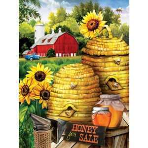 SunsOut (29880) - Tom Wood: "Bee Farm" - 300 pieces puzzle