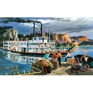 SunsOut (39521) - Ken Zylla: "Riverboat" - 300 pieces puzzle