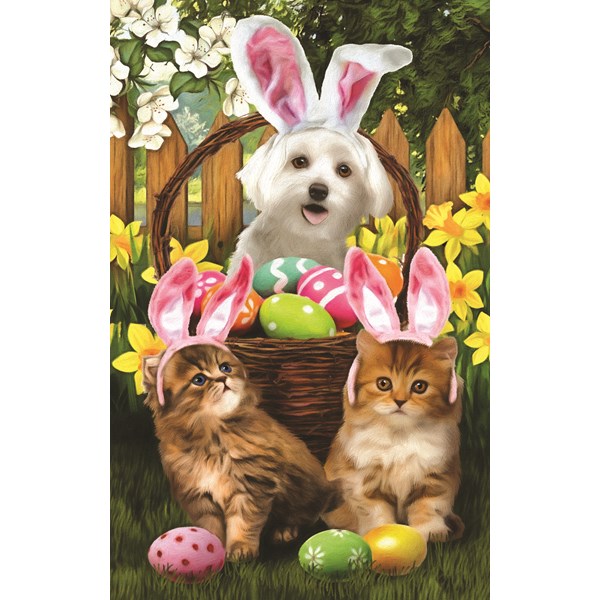 SunsOut (28849) - Tom Wood: "Easter Bunny in Training" - 300 pieces puzzle