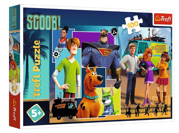 Trefl (16391) - "Scooby Doo" - 100 pieces puzzle