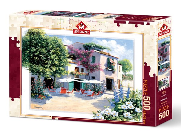 Art Puzzle (5079) - Peter Motz: "Cafe Villa" - 500 pieces puzzle