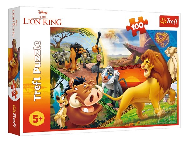King International (16359) - "Disney, The Lion King" - 100 pieces puzzle