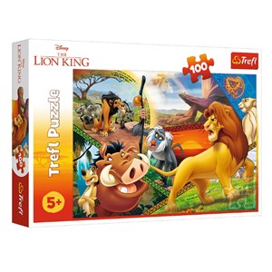 King International (16359) - "Disney, The Lion King" - 100 pieces puzzle