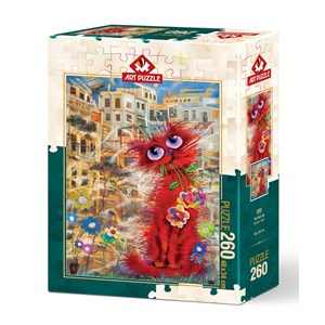 Art Puzzle (4582) - "Red Cat" - 500 pieces puzzle