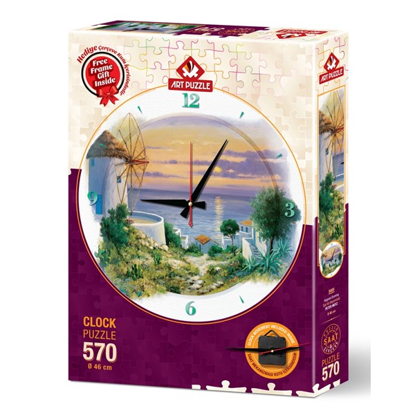 Art Puzzle (5005) - "In the Evening in Aegean" - 570 pieces puzzle