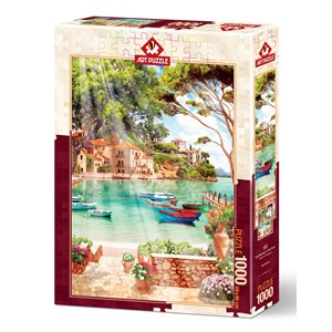 Art Puzzle (4367) - "Peaceful Good Morning" - 1000 pieces puzzle