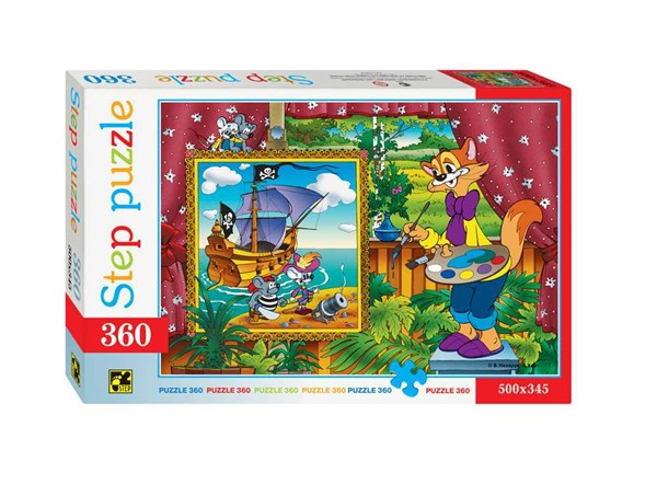 Step Puzzle (73020) - "Leopold the Cat" - 360 pieces puzzle