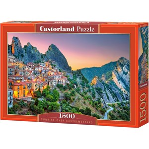 Castorland (151912) - "Sunrise over Castelmezzano" - 1500 pieces puzzle