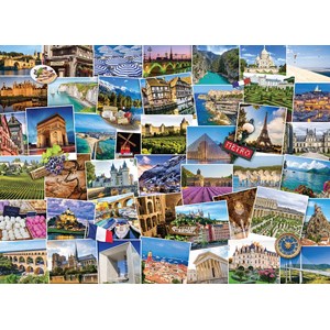 Eurographics (6000-5466) - "France" - 1000 pieces puzzle