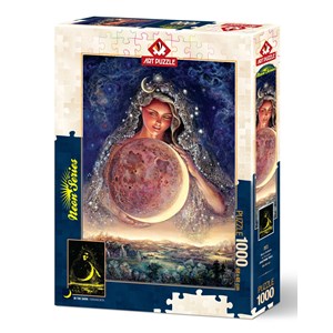 Art Puzzle (5011) - Josephine Wall: "Moon Goddess" - 1000 pieces puzzle