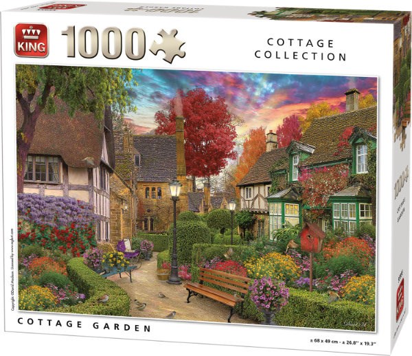King International (55955) - "Cottage Garden" - 1000 pieces puzzle