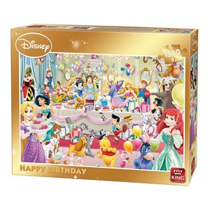 King International (85523) - "Disney, Happy Birthday" - 1500 pieces puzzle