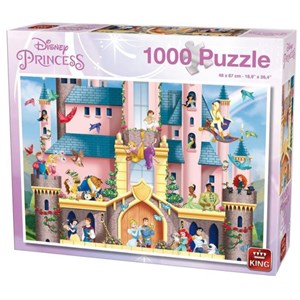 King International (55917) - "Disney Princess" - 1000 pieces puzzle