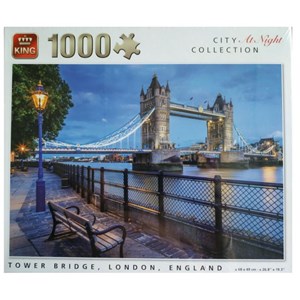 King International (55939) - "Tower Bridge, London, England" - 1000 pieces puzzle