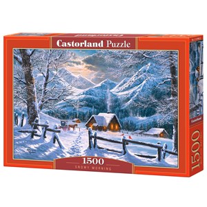 Castorland (C-151905) - "Snowy Morning" - 1500 pieces puzzle