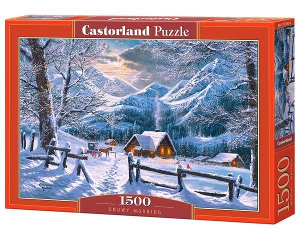Castorland (C-151905) - "Snowy Morning" - 1500 pieces puzzle