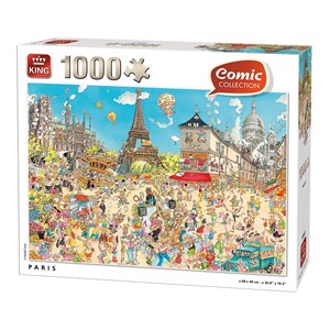King International (55843) - "Paris" - 1000 pieces puzzle