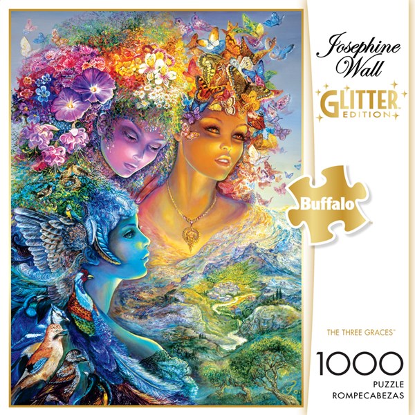 Buffalo Games (11726) - Josephine Wall: "The Three Graces" - 1000 pieces puzzle