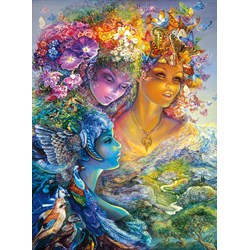 Buffalo Games (11726) - Josephine Wall: "The Three Graces" - 1000 pieces puzzle