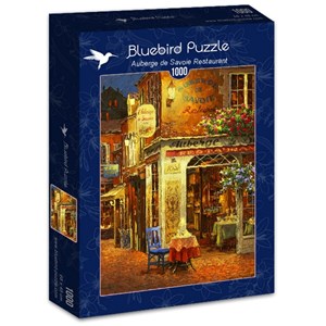 Bluebird Puzzle (70214) - Viktor Shvaiko: "Auberge de Savoie Restaurant" - 1000 pieces puzzle