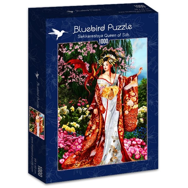 Bluebird Puzzle (70425) - Nene Thomas: "Sekkerastoya Queen of Silk" - 1000 pieces puzzle