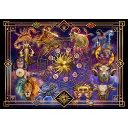 Bluebird Puzzle (70123) - Ciro Marchetti: "Zodiac Montage" - 1000 pieces puzzle