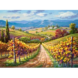Castorland (300587) - "Vineyard hill" - 3000 pieces puzzle