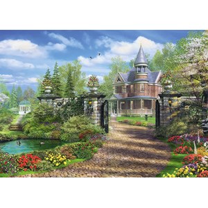Schmidt Spiele (59618) - Dominic Davison: "Idyllic Landgut" - 1000 pieces puzzle