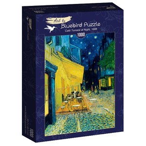 Bluebird Puzzle (60005) - Vincent van Gogh: "Café Terrace at Night, 1888" - 1000 pieces puzzle